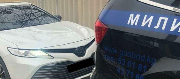 Наложение штрафов на кортеж из тонированных автомобилей - Sputnik Кыргызстан