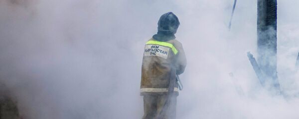 Пожар в кафе в центре Бишкека - Sputnik Кыргызстан