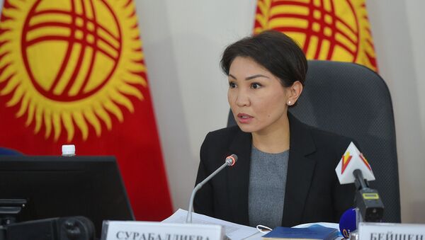 Вице-премьер-министр КР Эльвира Сурабалдиева - Sputnik Кыргызстан