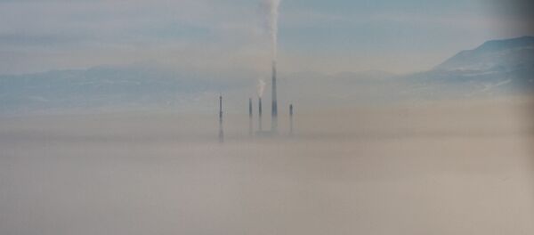 Бишкектин ышка тумчуккан сүрөтүн Пригородное айылы тараптан кечээ, 25-ноябрда, жарандардын бири тартып алган - Sputnik Кыргызстан