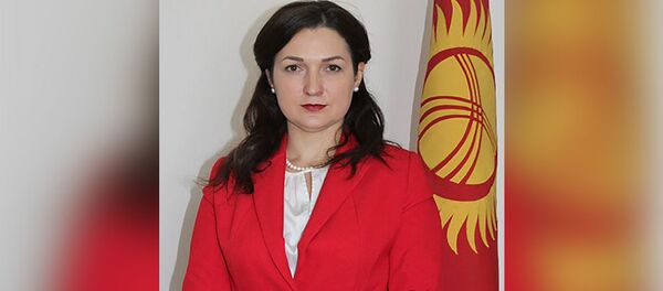 Өнөр жай, энергентика жана жер казынасын пайдалануу мамлекеттик комитетинин төрагасынын орун басары болуп дайындалган Вероника Исаева. Архив Өнөр жай, энергентика жана жер казынасын пайдалануу мамлекеттик комитетинин төрагасынын орун басары болуп дайындалган Вероника Исаева. Архив - Sputnik Кыргызстан