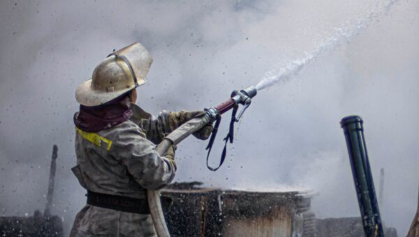 Пожар в кафе в центре Бишкека - Sputnik Кыргызстан