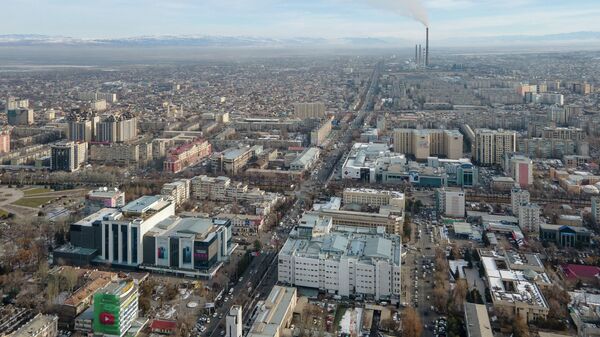 Бишкек шаарына асмандан көрүнүш. Архив - Sputnik Кыргызстан
