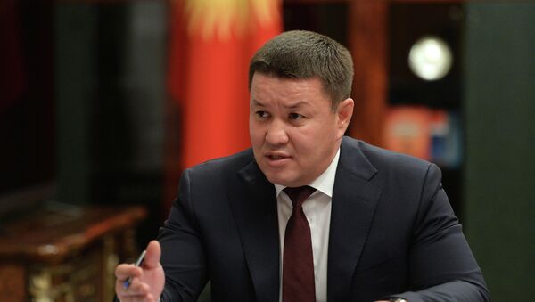 Исполняющий обязанности президента Кыргызстана, торага Жогорку Кенеша Талант Мамытов  - Sputnik Кыргызстан