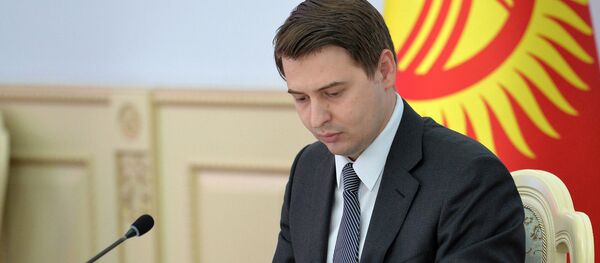 Исполняющий обязанности премьер-министра, первый вице-премьер-министр КР Артем Новиков  - Sputnik Кыргызстан