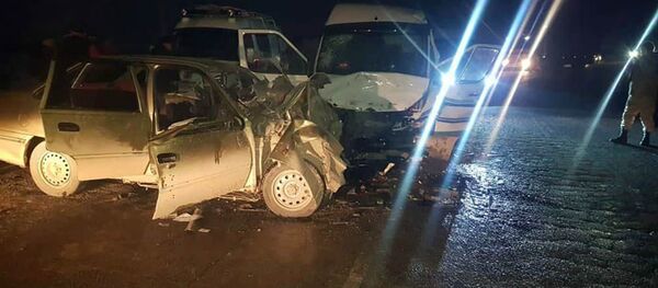 ДТП в селе Бургонду Ноокенского района ДТП в селе Бургонду Ноокенского района - Sputnik Кыргызстан