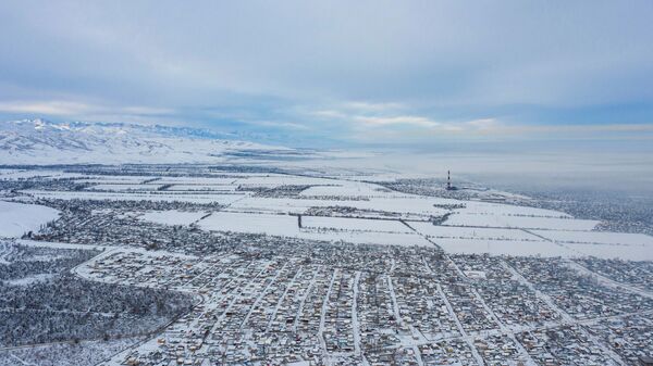 Вид на село Нижний Орок и жилмассив Арча-Бешик с высоты - Sputnik Кыргызстан