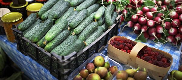 Овощи на сельхоз ярмарке. Архивное фото - Sputnik Кыргызстан