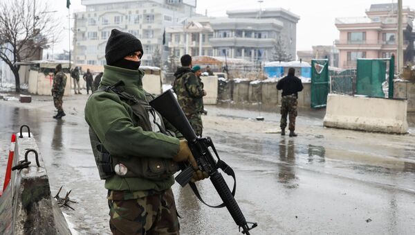Сотрудники службы безопасности Афганистана в Кабуле - Sputnik Кыргызстан