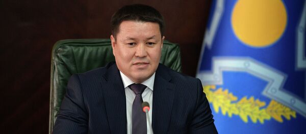 И.о. президента КР,  торага Жогорку Кенеша Талант Мамытов на сессии ОДКБ в формате видеоконференции - Sputnik Кыргызстан