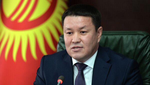Исполняющий обязанности президента, торага Жогорку Кенеша Талант Мамытов. Архивное фото - Sputnik Кыргызстан