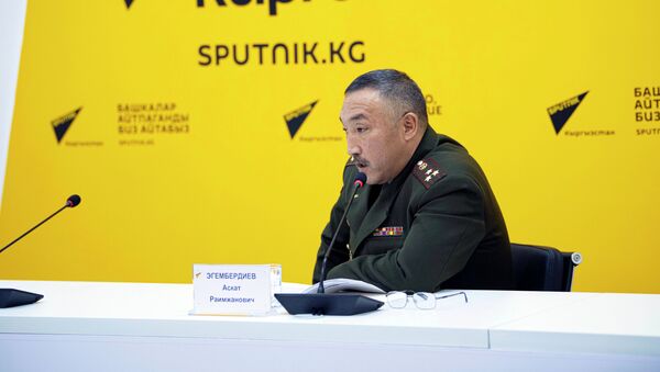 Председатель ГСИН КР Аскат Эгембердиев - Sputnik Кыргызстан