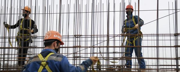 Курулуш иштери. Архив - Sputnik Кыргызстан