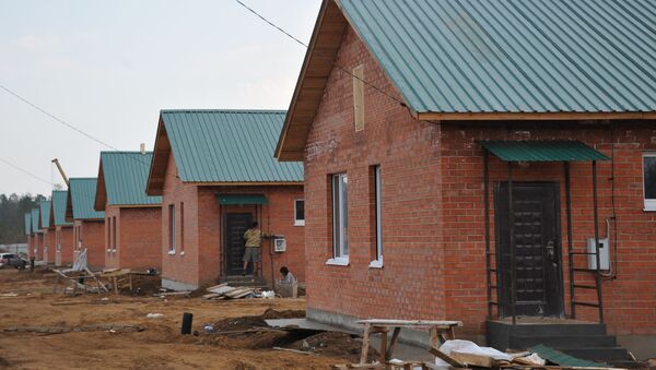 Строительство домов. Архивное фото - Sputnik Кыргызстан