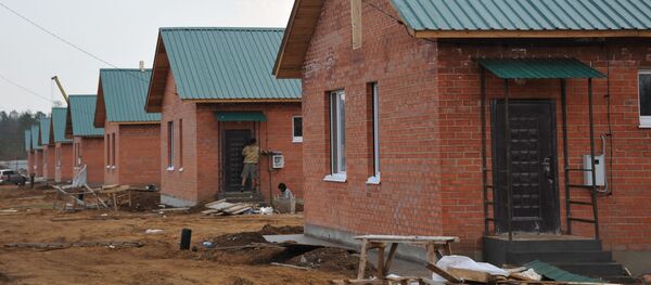Строительство домов. Архивное фото - Sputnik Кыргызстан