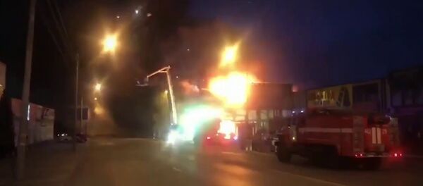 Салют же өрт экенин ажырата албай. Россиядагы асманды каптаган жалындын видеосу - Sputnik Кыргызстан