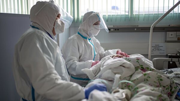 Госпиталь для больных COVID-19 в МКЦИБ Вороновское - Sputnik Кыргызстан