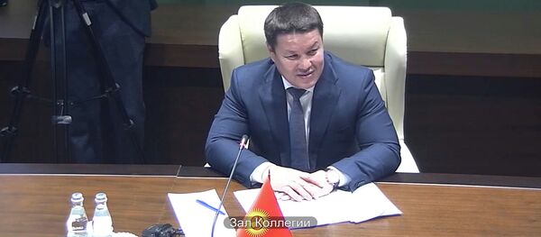 Мамытов встретился с главой ЕЭК Мясниковичем — что обсудили. Видео - Sputnik Кыргызстан