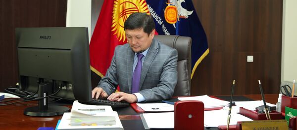 Экономикалык кылмыштарга каршы күрөшүү кызматынын төрагасы Сыймык Жапыкеев. Архив - Sputnik Кыргызстан