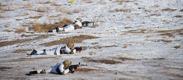 Командно-штабные учения в учебном центре Ала-Тоо - Sputnik Кыргызстан