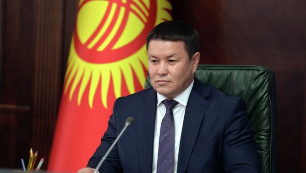 Исполняющий обязанности президента, торага ЖК Талант Мамытов. Архивное фото - Sputnik Кыргызстан