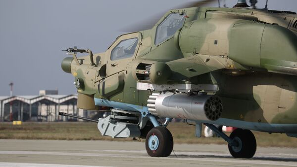 Боевой вертолет Ми-28. Архивное фото - Sputnik Кыргызстан