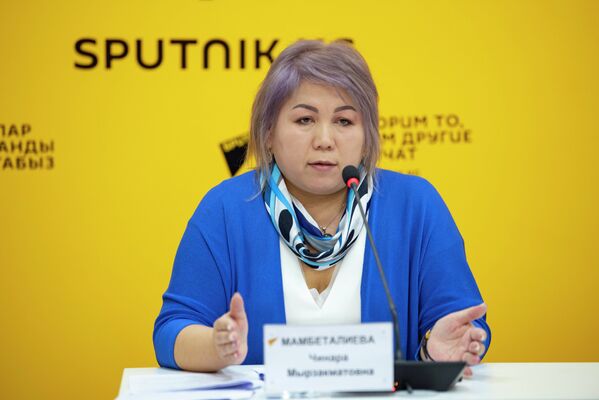 Замглавы департамента Чинара Мамбеталиева - Sputnik Кыргызстан