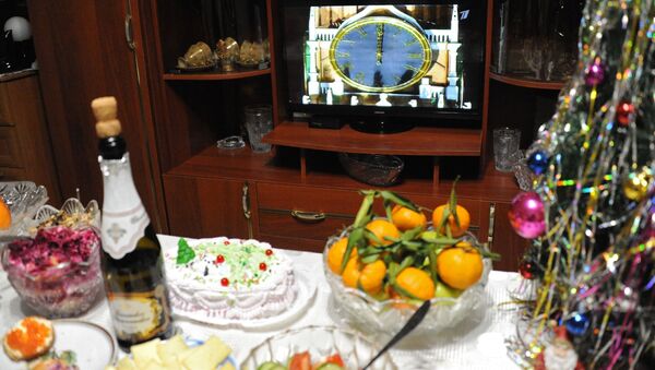 Жаңы жылдын дасторкону. Архив - Sputnik Кыргызстан
