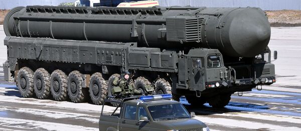 Автономная пусковая установка ПГРК Ярс во время репетиции. Архивное фото - Sputnik Кыргызстан