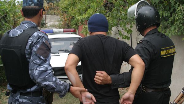 Задержание подозреваемого в похищении казахстанского бизнесмена в Бишкеке. 2007 год - Sputnik Кыргызстан