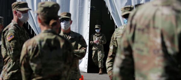 Военнослужащие Национальной гвардии армии США - Sputnik Кыргызстан