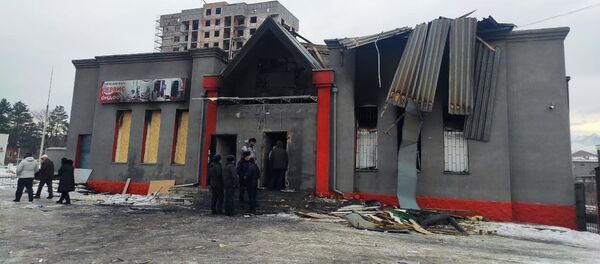 Бишкектеги курал саткан дүкөндүн имаратында болгон жарылуу - Sputnik Кыргызстан