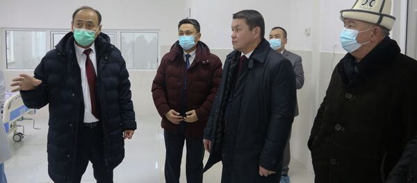 Рабочая поездка торага ЖК Таланта Мамытова в Ошскую область - Sputnik Кыргызстан