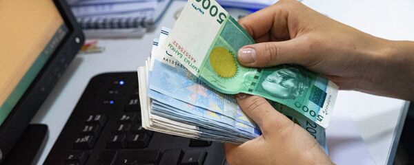 Повышение курса доллара к сому в КР - Sputnik Кыргызстан