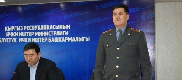 Ош облустук ички иштер башкы башкармалыгын жаңы жетекчиси Жеӊишбек Абидов - Sputnik Кыргызстан