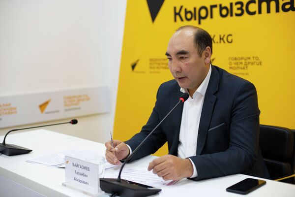 Директор ОАО Кыргызский энергетический расчетный центр Талайбек Байгазиев - Sputnik Кыргызстан