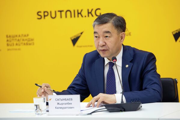 Глава ГКПЭН Жыргалбек Сагынбаев - Sputnik Кыргызстан