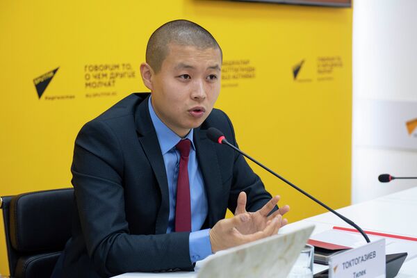 Министр сельского хозяйства КР Тилек Токтогазиев - Sputnik Кыргызстан