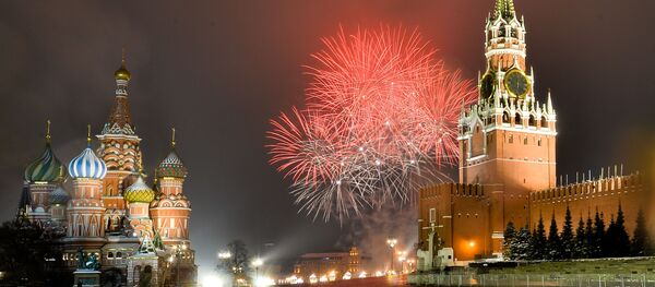 Празднование Нового года в Москве - Sputnik Кыргызстан