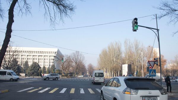 Пересечение проспекта Чуй и улицы Панфилова в Бишкеке. Архивное фото - Sputnik Кыргызстан