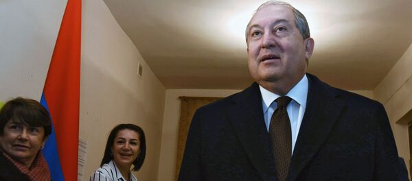 Президент Армении Армен Саркисян. Архивное фото - Sputnik Кыргызстан