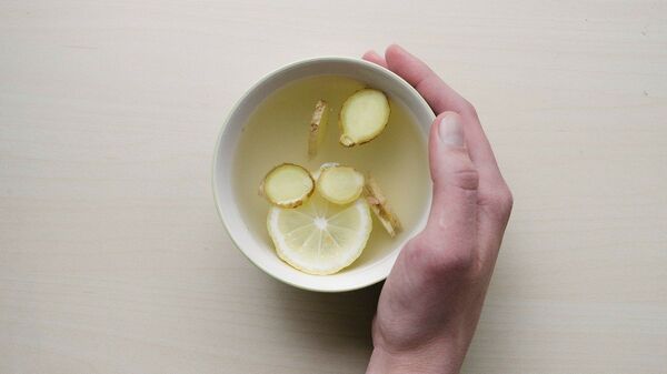 Имбирь жана лимон менен чай. Иллюстративдик сүрөт - Sputnik Кыргызстан