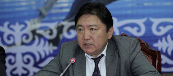 Транспорт жана жолдор министрлигинин статс-катчысы Эрмек Мамыркалиев. Архив - Sputnik Кыргызстан