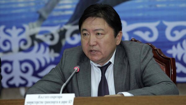 Статс-секретарь Минтранса Кыргызстана Эрмек Мамыркалиев. Архивное фото - Sputnik Кыргызстан