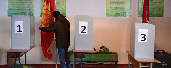 Киши шайлоо учурунда  - Sputnik Кыргызстан