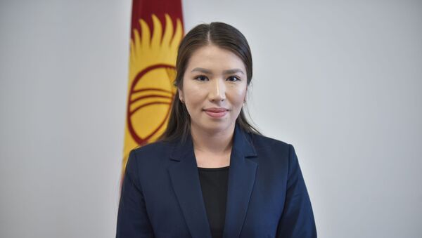 Ведущий специалист отдела по связям с общественностью мэрии Бишкека Бермет Кулбаева - Sputnik Кыргызстан