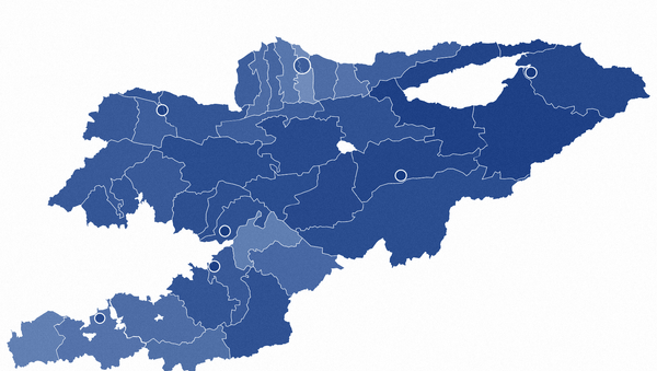 Предварительные результаты выборов президента — расклад по районам - Sputnik Кыргызстан