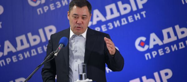 Брифинг кандидата в президенты Кыргызстана Садыра Жапарова - Sputnik Кыргызстан