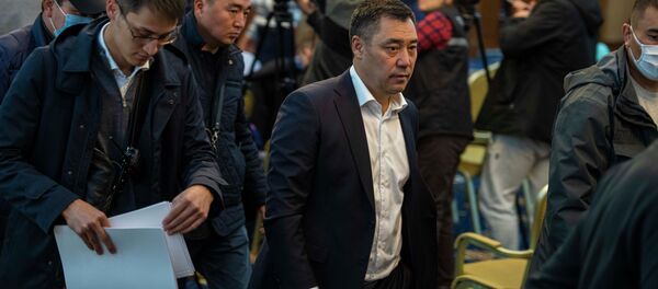 Кыргызстандын жаңы шайланган президенти Садыр Жапаров. Архив - Sputnik Кыргызстан