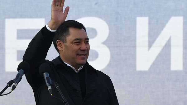 Лидирующий на выборах президента КР Садыр Жапаров - Sputnik Кыргызстан
